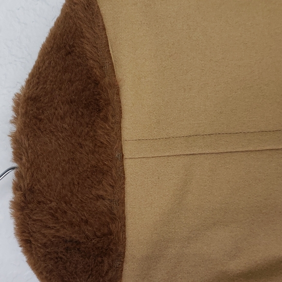 Vintage Pendleton beige tan wool pea coat with quilted liner size Xlarge - Picture 8 of 13